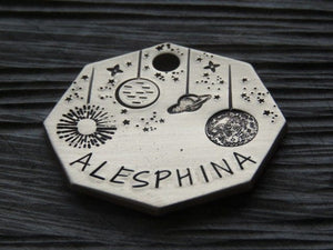 Native Wolf Pet Tags ALESPHINA