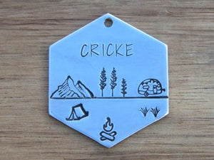 Native Wolf Pet Tags ALMONG