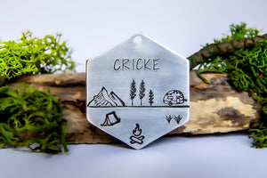 Native Wolf Pet Tags ALMONG