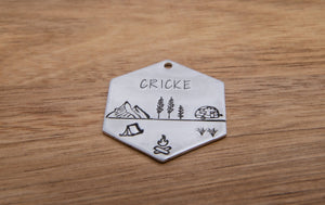 Native Wolf Pet Tags ALMONG