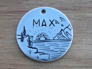 Native Wolf Pet Tags ARCHIE