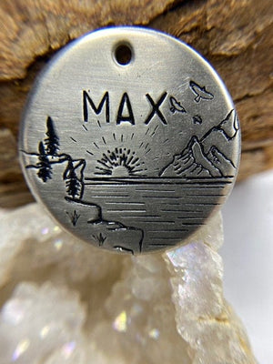 Native Wolf Pet Tags ARCHIE