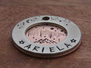 Native Wolf Pet Tags ARIELA (DOUBLE)