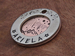 Native Wolf Pet Tags ARIELA (DOUBLE)