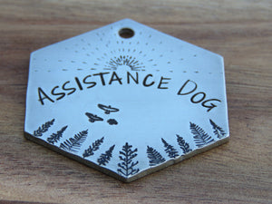 Native Wolf Pet Tags ASSISTANCE DOG