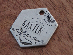 Native Wolf Pet Tags BAXTER