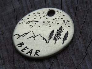Native Wolf Pet Tags BEAR