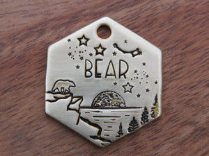 Native Wolf Pet Tags BEAR