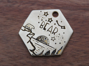 Native Wolf Pet Tags BEAR