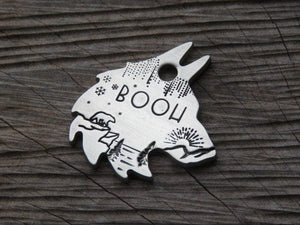 Native Wolf Pet Tags BOOH