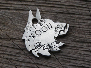 Native Wolf Pet Tags BOOH