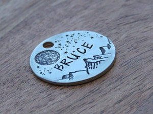 Native Wolf Pet Tags BRUCE