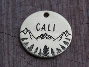 Native Wolf Pet Tags CALI