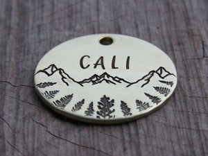 Native Wolf Pet Tags CALI