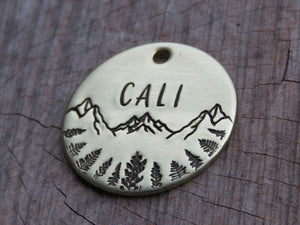 Native Wolf Pet Tags CALI