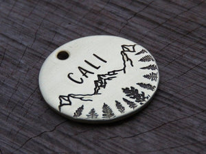 Native Wolf Pet Tags CALI