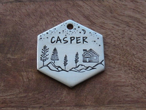 Native Wolf Pet Tags CASPER