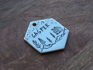 Native Wolf Pet Tags CASPER
