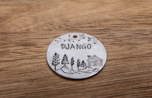 Native Wolf Pet Tags CASPER