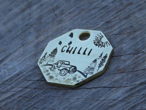 Native Wolf Pet Tags CHILLI