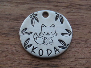 Native Wolf Pet Tags CHUEY