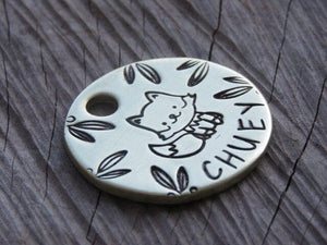 Native Wolf Pet Tags CHUEY
