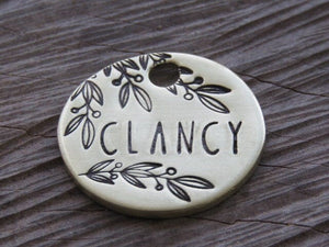 Native Wolf Pet Tags CLANCY