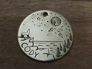 Native Wolf Pet Tags CODY
