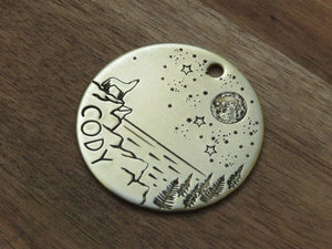 Native Wolf Pet Tags CODY