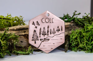 Native Wolf Pet Tags COLE
