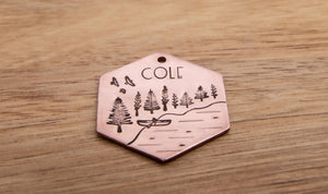 Native Wolf Pet Tags COLE