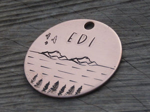 Native Wolf Pet Tags EDI