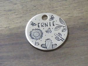 Native Wolf Pet Tags ERNIE