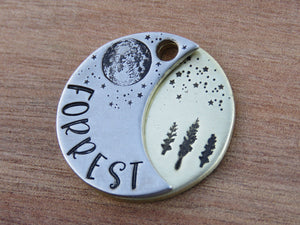 Native Wolf Pet Tags FORREST (DOUBLE)