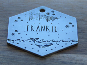 Native Wolf Pet Tags FRANKIE