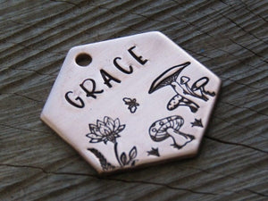 Native Wolf Pet Tags GRACE
