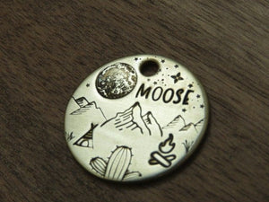 Native Wolf Pet Tags GUAPA