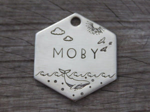 Native Wolf Pet Tags HUGO