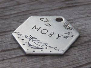 Native Wolf Pet Tags HUGO