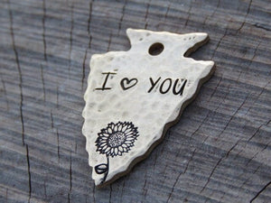 Native Wolf Pet Tags I LUV U TAG