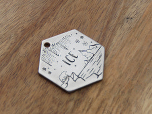 Native Wolf Pet Tags ICE