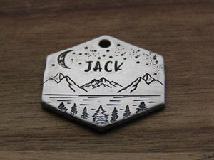 Native Wolf Pet Tags JACK