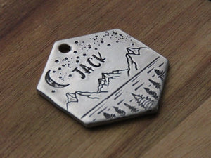 Native Wolf Pet Tags JACK