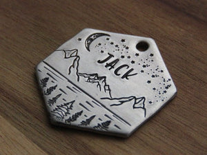 Native Wolf Pet Tags JACK