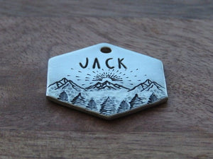 Native Wolf Pet Tags JACK