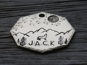 Native Wolf Pet Tags JACK