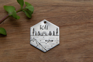 Native Wolf Pet Tags KAI