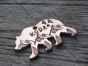 Native Wolf Pet Tags KODA