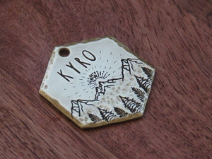 Native Wolf Pet Tags KYRO