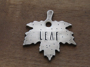 Native Wolf Pet Tags LEAF